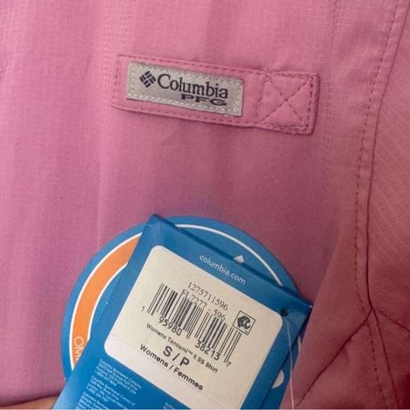 NWT Columbia Women’s Tamiami II Short Sleeve Shirt – Minuet (Pink), Size Small - Picture 10 of 11